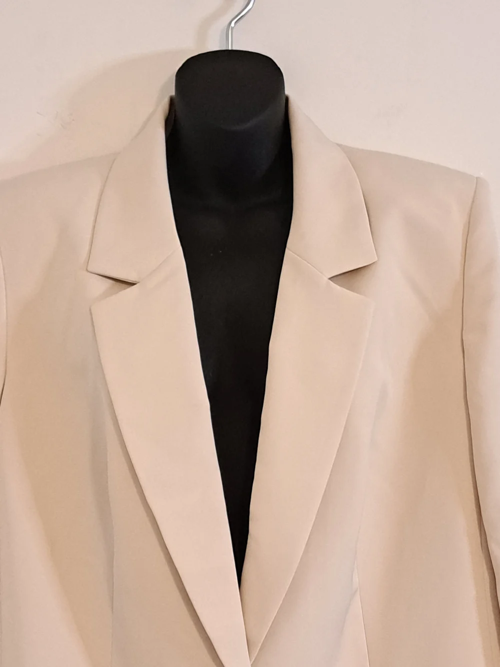 Express NWT Cream Boyfriend Lined Blazer Misses Size XL - Picture 8 of 12